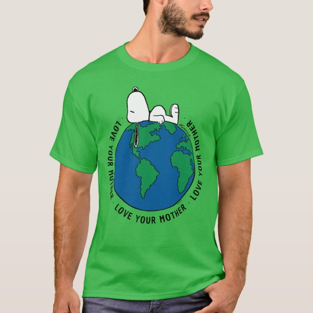 Peanuts | Keep It Clean Keep It Green T-Shirt (Front)