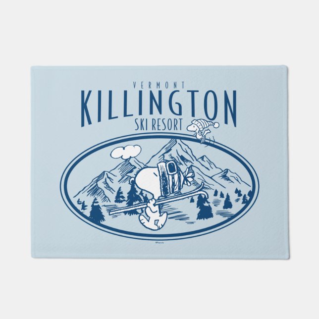 Peanuts | Killington Ski Resort Vermont Doormat (Front)