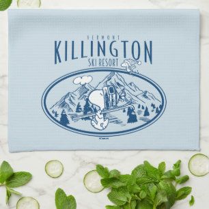 Peanuts   Killington Ski Resort Vermont Kitchen Towel