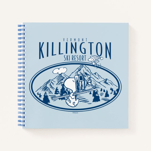 Peanuts | Killington Ski Resort Vermont Notebook (Front)