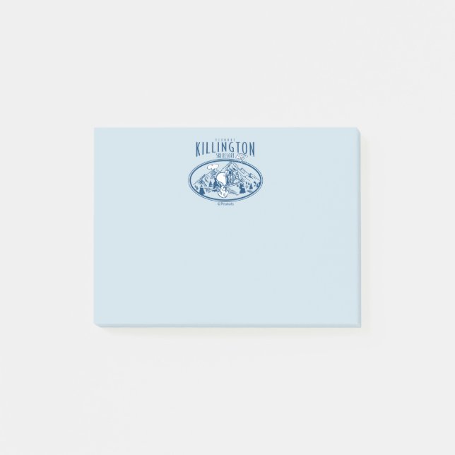 Peanuts | Killington Ski Resort Vermont Post-it Notes (Front)