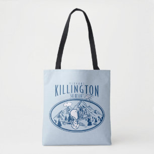 Peanuts   Killington Ski Resort Vermont Tote Bag