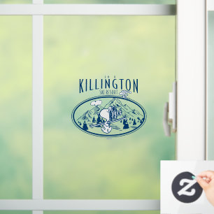 Peanuts   Killington Ski Resort Vermont Window Cling