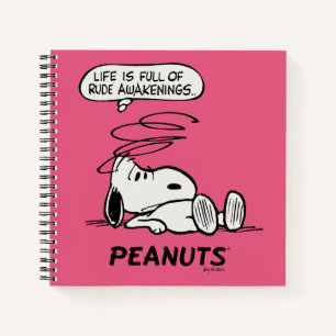Peanuts   Life is Full of Rude Awakenings Notebook