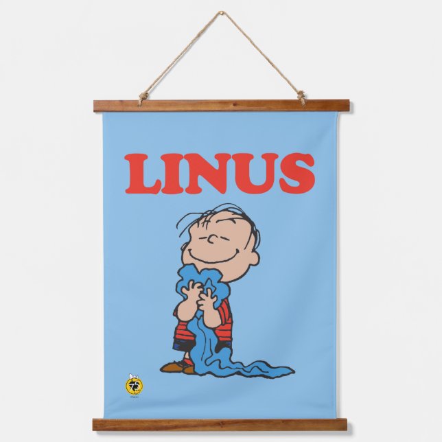 Peanuts | Linus Blanket Smile Hanging Tapestry (Front)