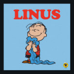 Peanuts | Linus Blanket Smile Poster<br><div class="desc">Check out this fun Peanuts design featuring Linus.</div>