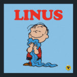 Peanuts | Linus Blanket Smile Poster<br><div class="desc">Check out this fun Peanuts design featuring Linus.</div>
