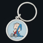 Peanuts | Linus & His Blanket Keychain<br><div class="desc">Linus is Charlie Brown's Best friend and brother of Lucy and Rerun van Pelt. Check out this cute Peanuts design featuring Linus and his blanket.</div>