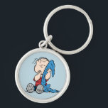 Peanuts | Linus & His Blanket Keychain<br><div class="desc">Linus is Charlie Brown's Best friend and brother of Lucy and Rerun van Pelt. Check out this cute Peanuts design featuring Linus and his blanket.</div>