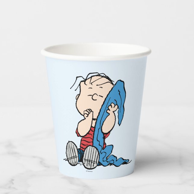 Peanuts | Linus & His Blanket Paper Cups (Front)