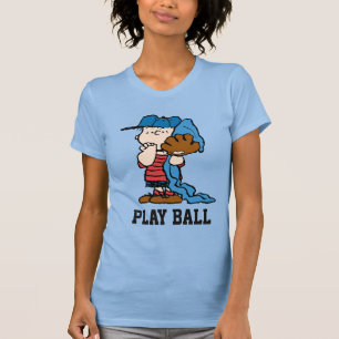 Peanuts   Linus In His Baseball Gear T-Shirt