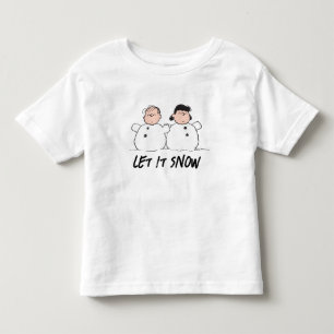 Peanuts   Linus & Lucy Snowmen Toddler T-shirt