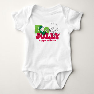 Peanuts   Linus & Snoopy Be Jolly Baby Bodysuit