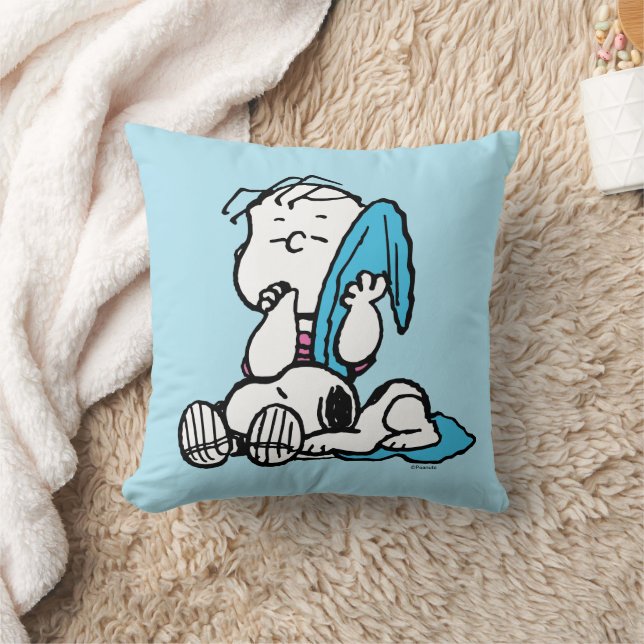 Peanuts | Linus & Snoopy Throw Pillow (Blanket)