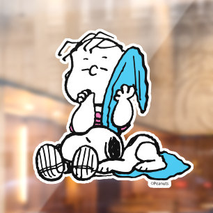 Peanuts   Linus & Snoopy Window Cling