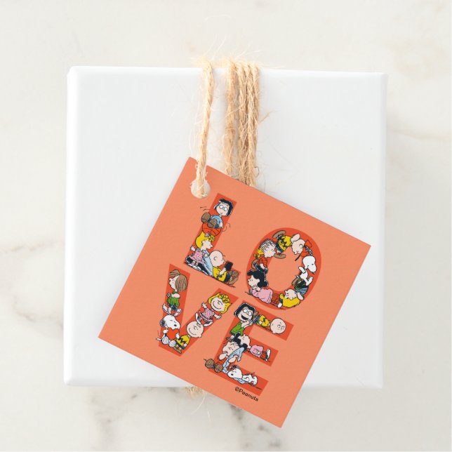 Peanuts - LOVE Favour Tags (In Situ)