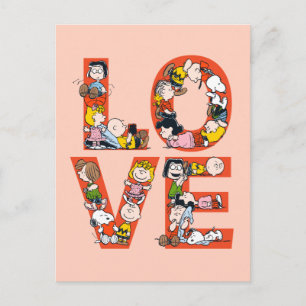 Peanuts - LOVE Postcard
