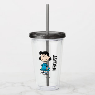 PEANUTS   Lucy   Add Your Name Acrylic Tumbler