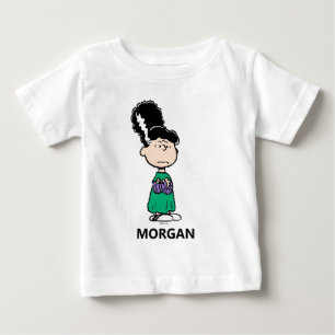 Peanuts Lucy Bride Of Frankenstein Halloween Baby T-Shirt
