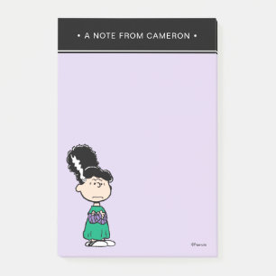Peanuts Lucy Bride Of Frankenstein Halloween Post-it Notes