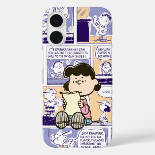 Peanuts   Lucy Comic Pattern iPhone 16 Case