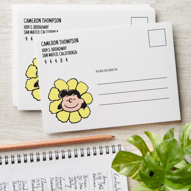 Peanuts | Lucy Flower Envelope (Stacked)