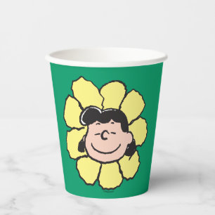 Peanuts   Lucy Flower Paper Cups