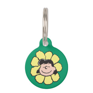 Peanuts Lucy Flower Pet Tag