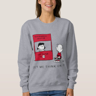Peanuts Lucy Gives Charlie Brown Advice Sweatshirt