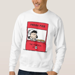 Peanuts Lucy Pilgrim Pie Stand Sweatshirt