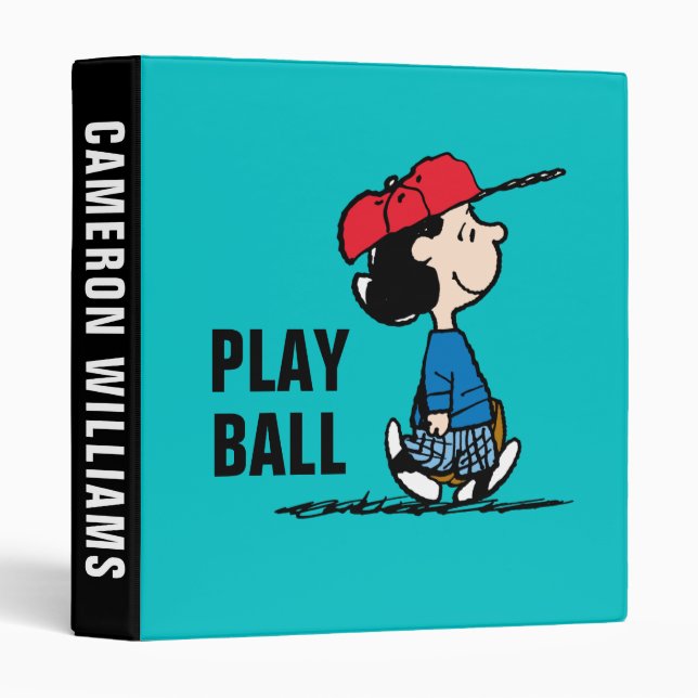 Peanuts | Lucy Playing Baseball Binder (Front/Spine)