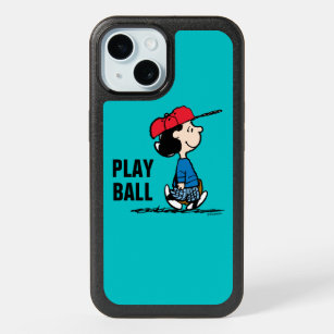 Peanuts   Lucy Playing Baseball iPhone 15 Case