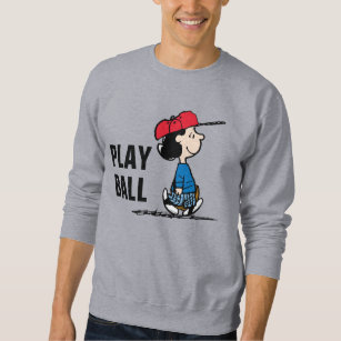 Peanuts   Lucy Playing Baseball Sweatshirt