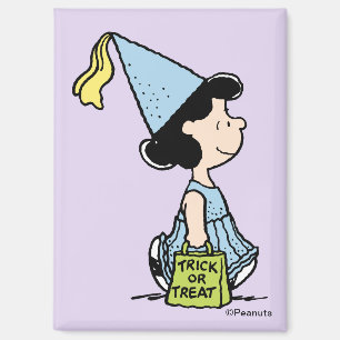 Peanuts Lucy Princess Costume Halloween Magnet