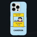 Peanuts | Lucy & the Doctor Is In iPhone 16 Pro Case<br><div class="desc">Lucy is the crabby,  bossy and opinionated girl who bullies most other characters in the comic strip,  particularly Linus and Charlie Brown. Check out this cute Peanuts design featuring Lucy and her advice stand.</div>