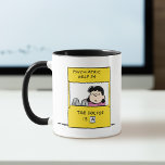 Peanuts | Lucy & the Doctor Is In Mug<br><div class="desc">Start your day with a smile using this Peanuts mug featuring Lucy at her iconic "The Doctor Is In" stand. Perfect for fans of the timeless Peanuts comic strip, this mug adds a playful and nostalgic touch to your coffee or tea time. A great gift for Peanuts enthusiasts or anyone...</div>