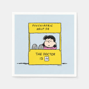 Peanuts   Lucy & the Doctor Is In Napkin