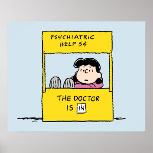 Peanuts   Lucy & the Doctor Is In Poster