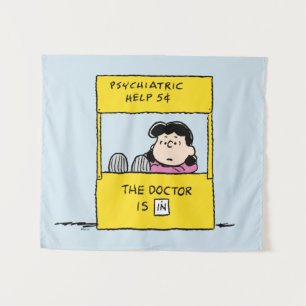 Peanuts   Lucy & the Doctor Is In Tapestry