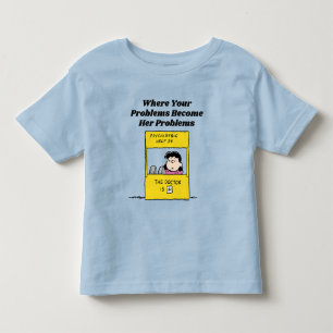 Peanuts Lucy & the Doctor Is In Toddler T-shirt
