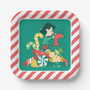 Peanuts   Lucy the More the Merrier Paper Plate
