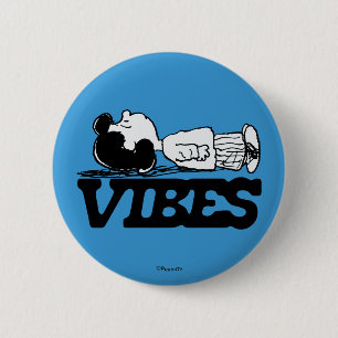 Peanuts   Lucy Vibes 2 Inch Round Button