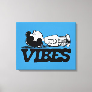 Peanuts   Lucy Vibes Canvas Print