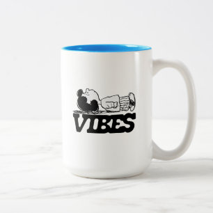 Peanuts Lucy Vibes Two-Tone Coffee Mug