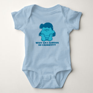 Peanuts Lucy Who Says I'm Crabby?? Baby Bodysuit