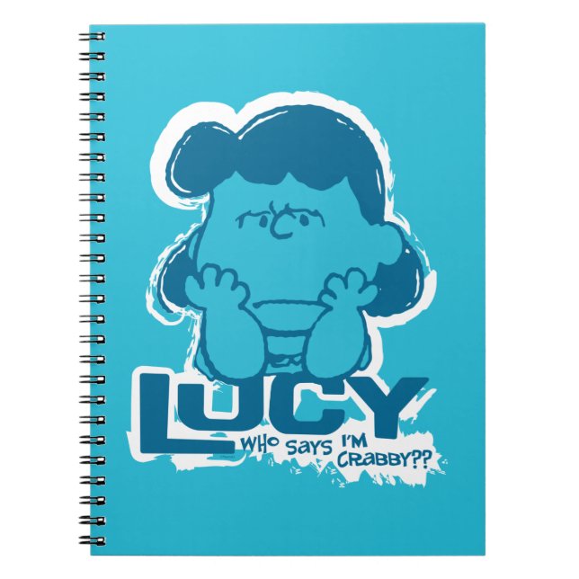 Peanuts | Lucy Who Says I'm Crabby?? Notebook (Front)