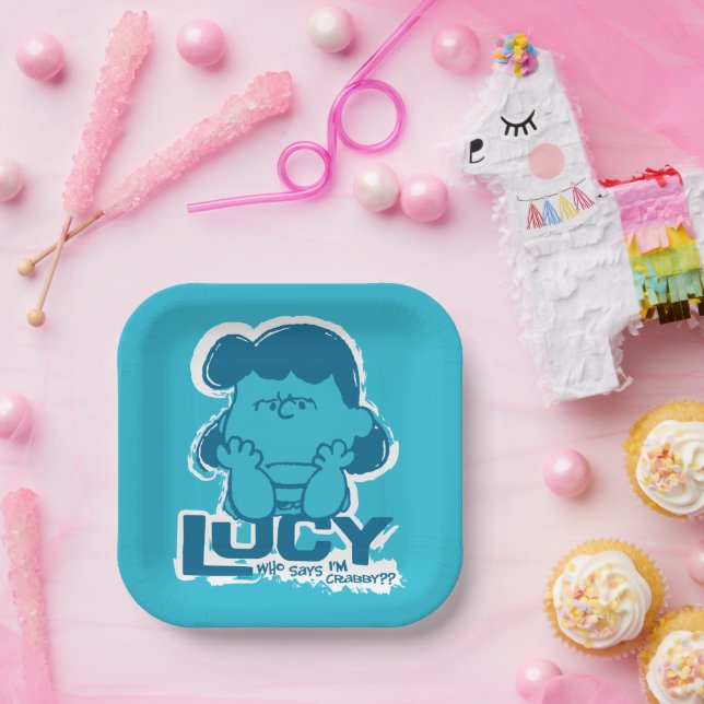 Peanuts | Lucy Who Says I'm Crabby?? Paper Plate (Party)