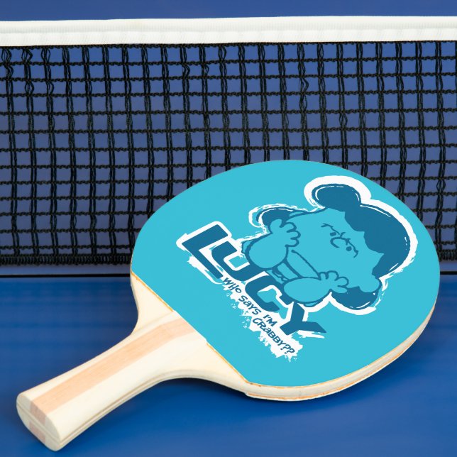 Peanuts | Lucy Who Says I'm Crabby?? Ping Pong Paddle (Insitu)