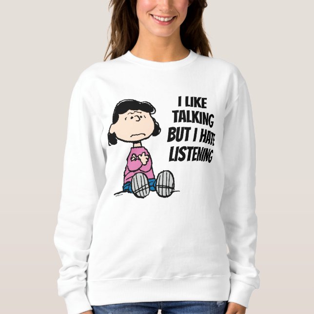 Peanuts | Lucy With Arms Crossed Sweatshirt (Front)