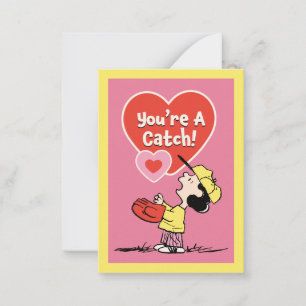 Peanuts   Lucy You're A Catch! Card